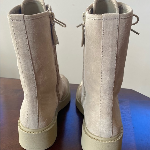 Vince Kady Lace-Up Leather Bootie Women Size 7.5 - Picture 9 of 10